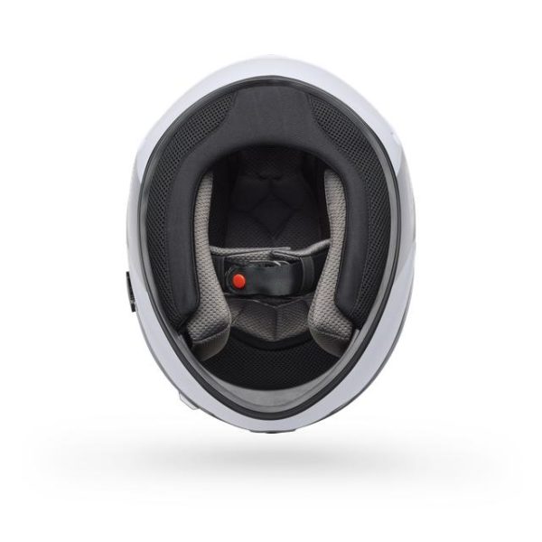 Casco Moto Calle Qualifier Clip Blanco Certificado QR Bell - Imagen 4