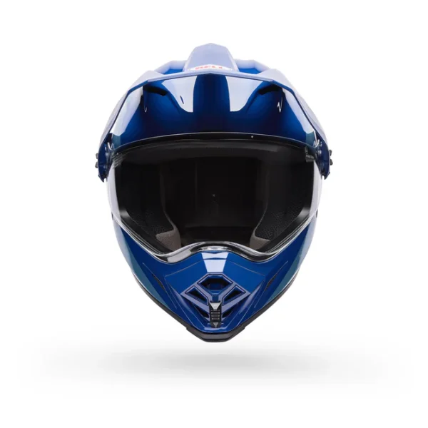 Casco Moto Calle MX-9 ADV Azul Certificado QR Bell - Imagen 3