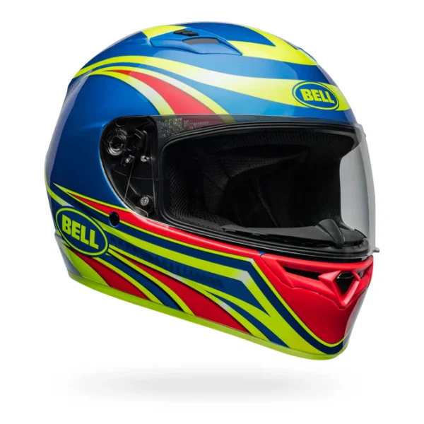 Casco Moto Calle Qualifier Azul Certificado QR Bell - Imagen 2