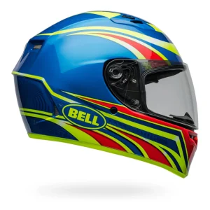 Casco Moto Calle Qualifier Azul Certificado QR Bell