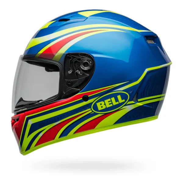 Casco Moto Calle Qualifier Azul Certificado QR Bell - Imagen 4