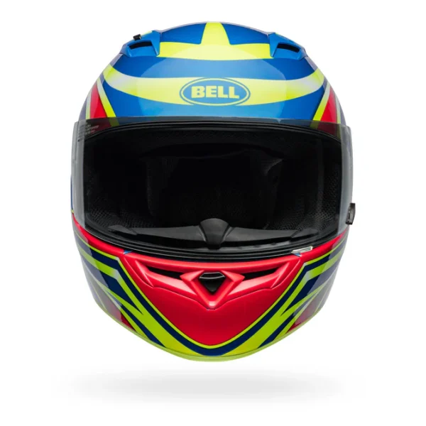 Casco Moto Calle Qualifier Azul Certificado QR Bell - Imagen 3