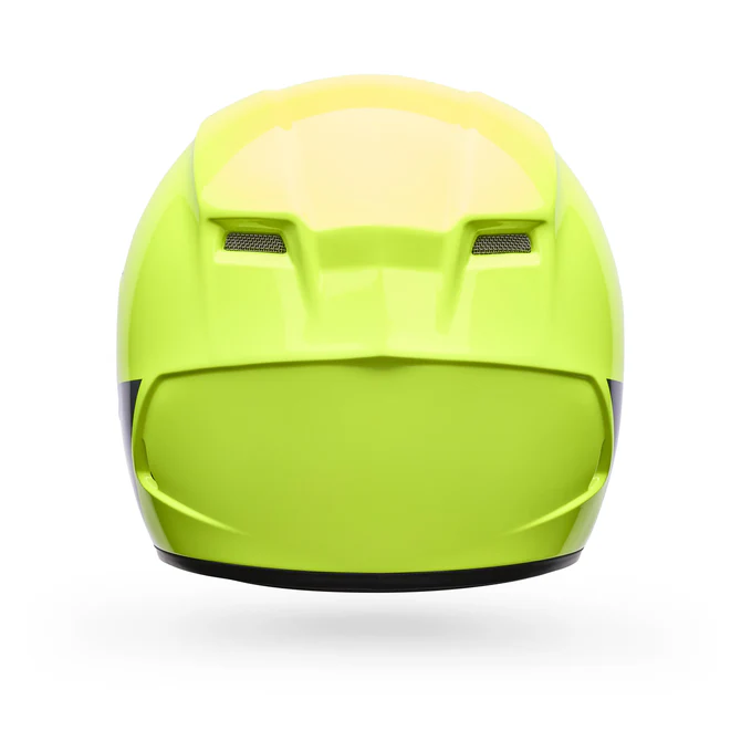 Casco Moto Calle Qualifier Clip Amarillo Certificado QR Bell - Imagen 4