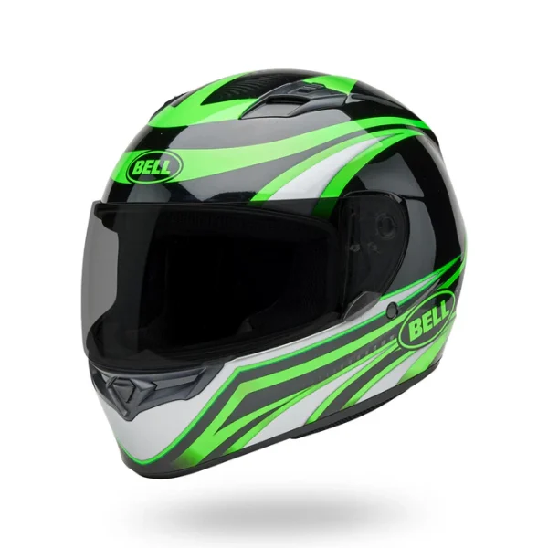 Casco Moto Calle Qualifier Verde Certificado QR Bell - Imagen 3