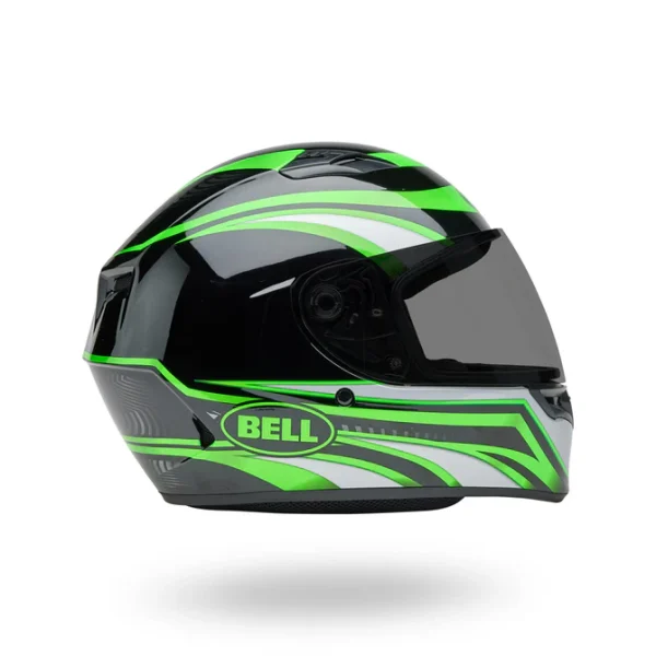 Casco Moto Calle Qualifier Verde Certificado QR Bell - Imagen 2