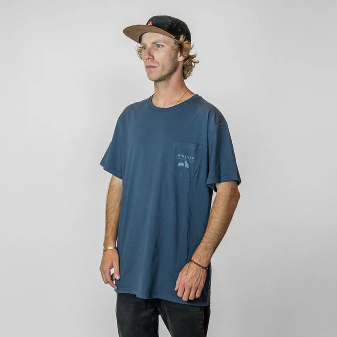 Polera Lifestyle Garibaldi Azul Marino Whistler - Imagen 2