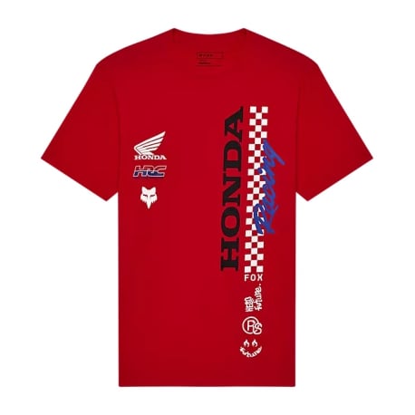 Polera Lifestyle Honda Rojo Fox