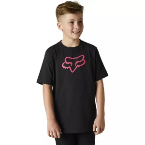 Polera Lifestyle Niño Legacy Negro/Rosado Fox