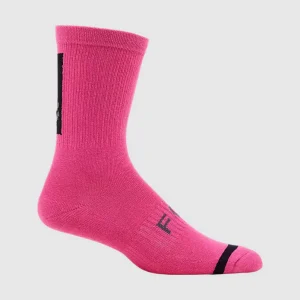 Calcetines Bicicleta Defend 8" Rosado Fox