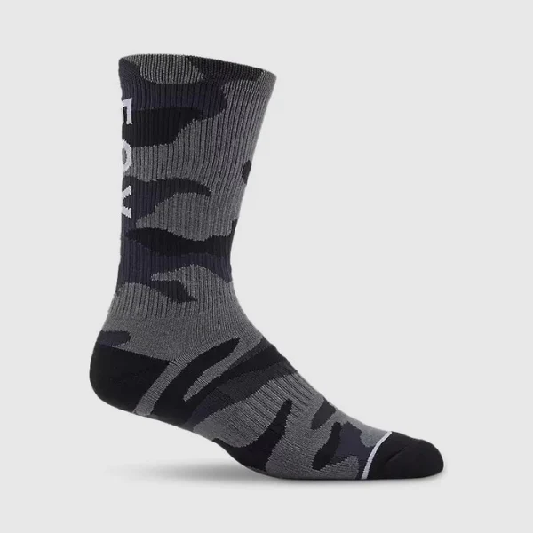 Calcetines Lifestyle Crew Negro Camo Fox