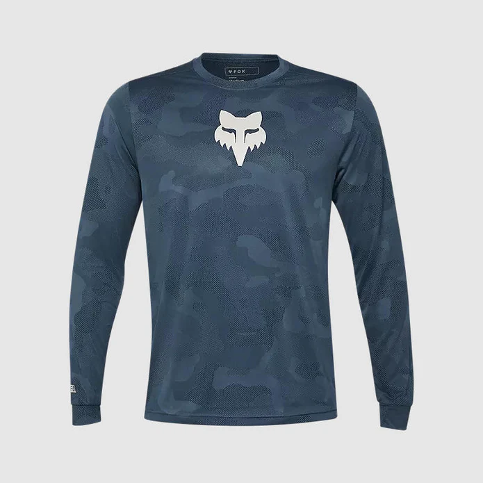 Polera Bicicleta Ranger TruDri™ Manga Larga Azul Marino Fox