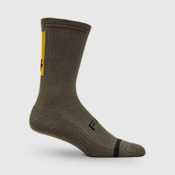Calcetines Bicicleta Defend Verde Fox