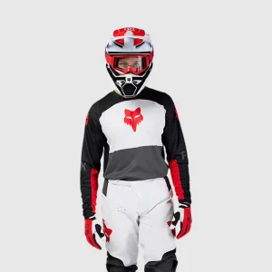 180 Traje Moto Flow Wht/Rd Fox