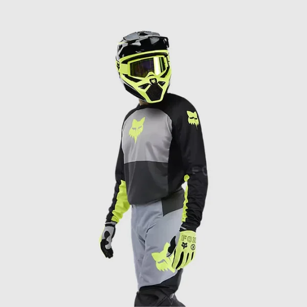 180 Traje Moto Flow Gry/Flo Ylw