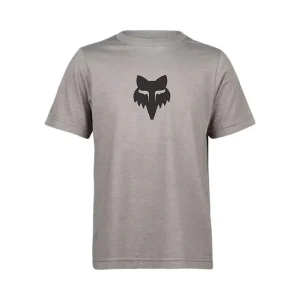 Polera Lifestyle Niño Legacy Gris/Negro Fox