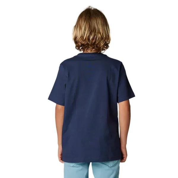 Polera Lifestyle Niño Legacy Gris Azul Fox - Imagen 2