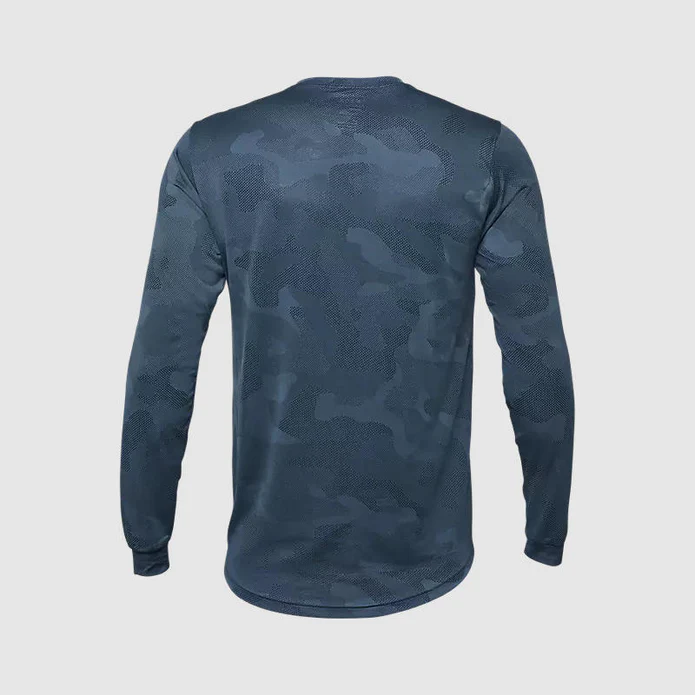Polera Bicicleta Ranger TruDri™ Manga Larga Azul Marino Fox - Imagen 2