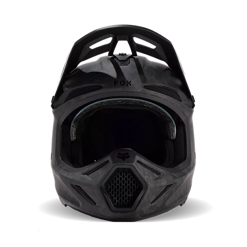 Casco V3 RS Carbon Matte Solid Blk Fox - Imagen 3