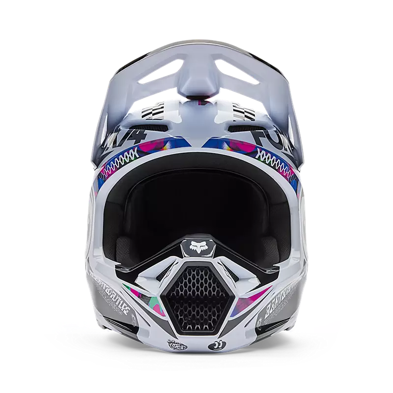 Casco V1 Image Cosmo Wht/Blk Fox - Imagen 3