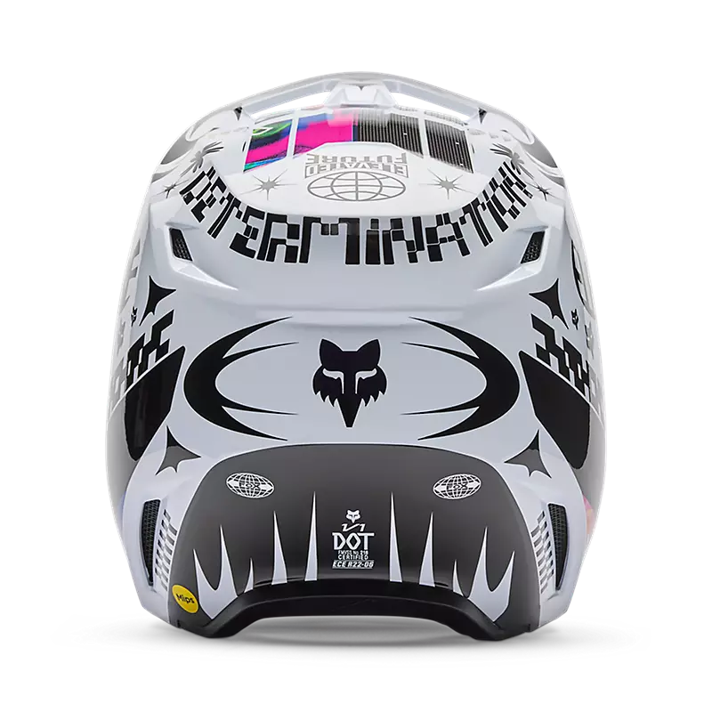 Casco V1 Image Cosmo Wht/Blk Fox - Imagen 6