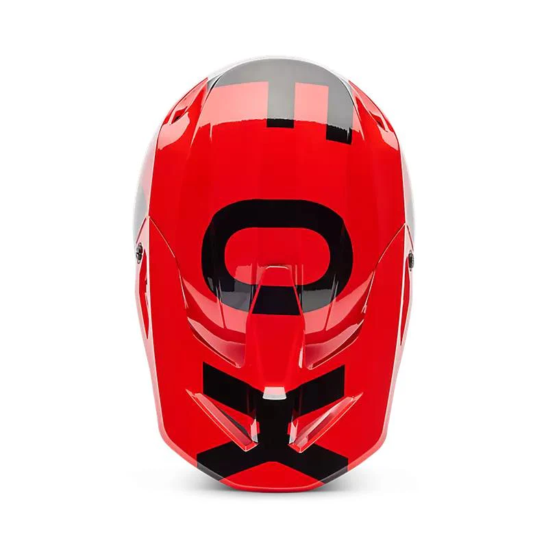 Casco Moto V1 Shield Rojo Fox - Imagen 4