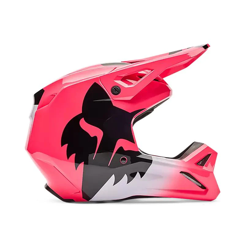 Casco Moto V1 Shield Rosado Fox
