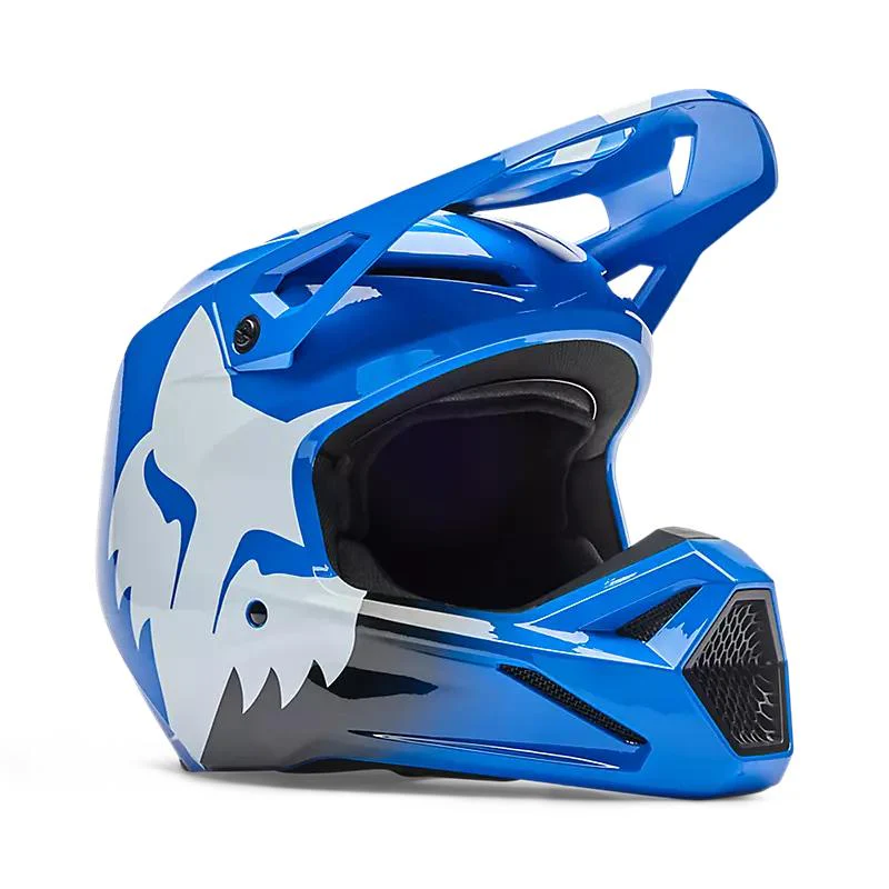Casco Moto V1 Shield Azul Fox - Imagen 2