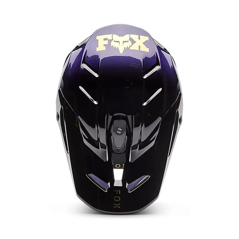 Casco Moto V3 Drip Morado Fox - Imagen 4
