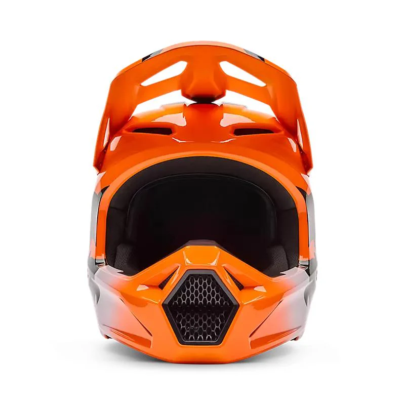 Casco Moto V1 Shield Naranjo Fox - Imagen 3