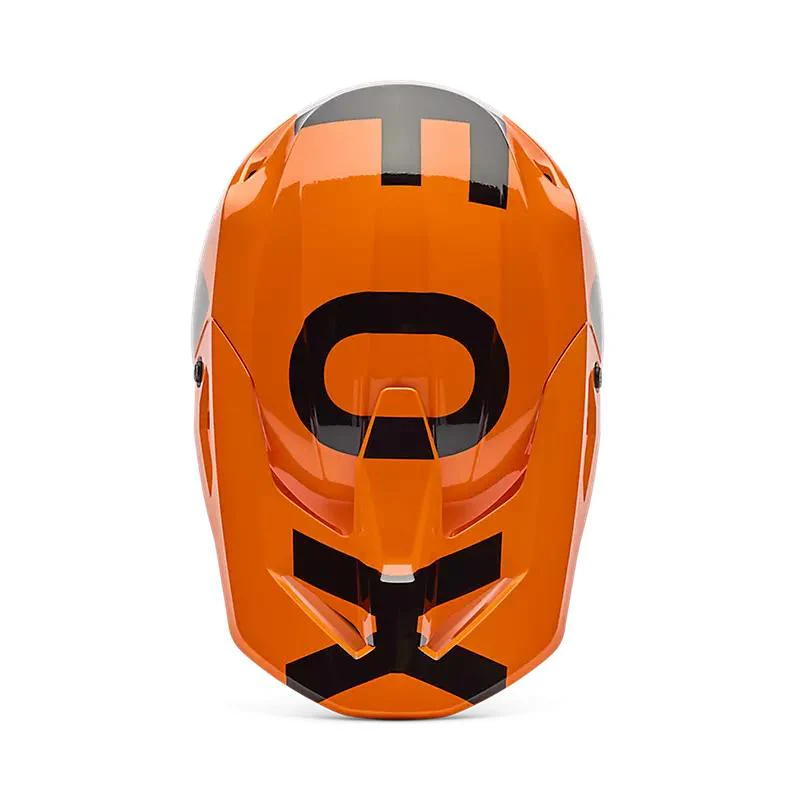 Casco Moto V1 Shield Naranjo Fox - Imagen 4