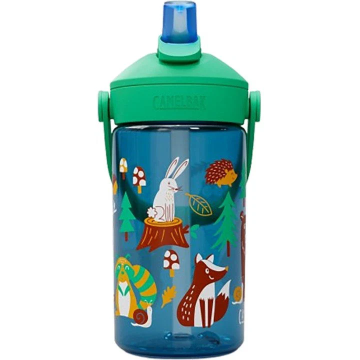 Botella Infantil Thrive Flip Straw Friendly Forest 400ml Azul CamelBak - Imagen 2