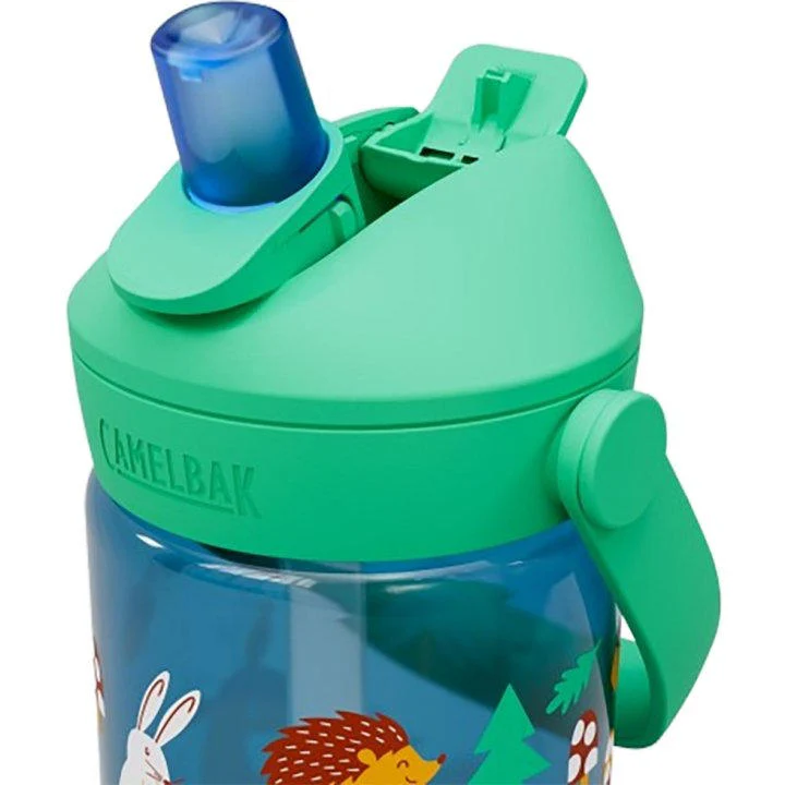 Botella Infantil Thrive Flip Straw Friendly Forest 400ml Azul CamelBak - Imagen 3