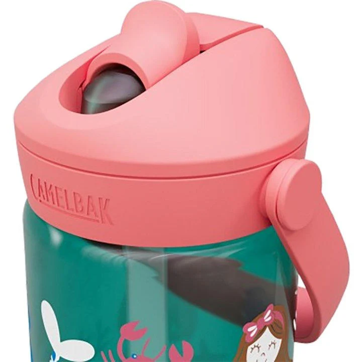 Botella Infantil Thrive Flip Straw Mermaid Friends 400ml Verde CamelBak - Imagen 4