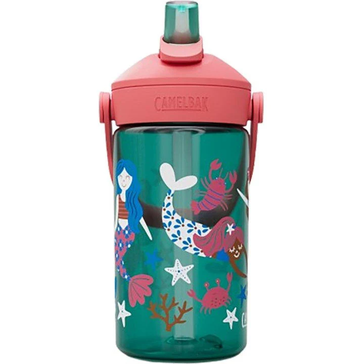 Botella Infantil Thrive Flip Straw Mermaid Friends 400ml Verde CamelBak - Imagen 2