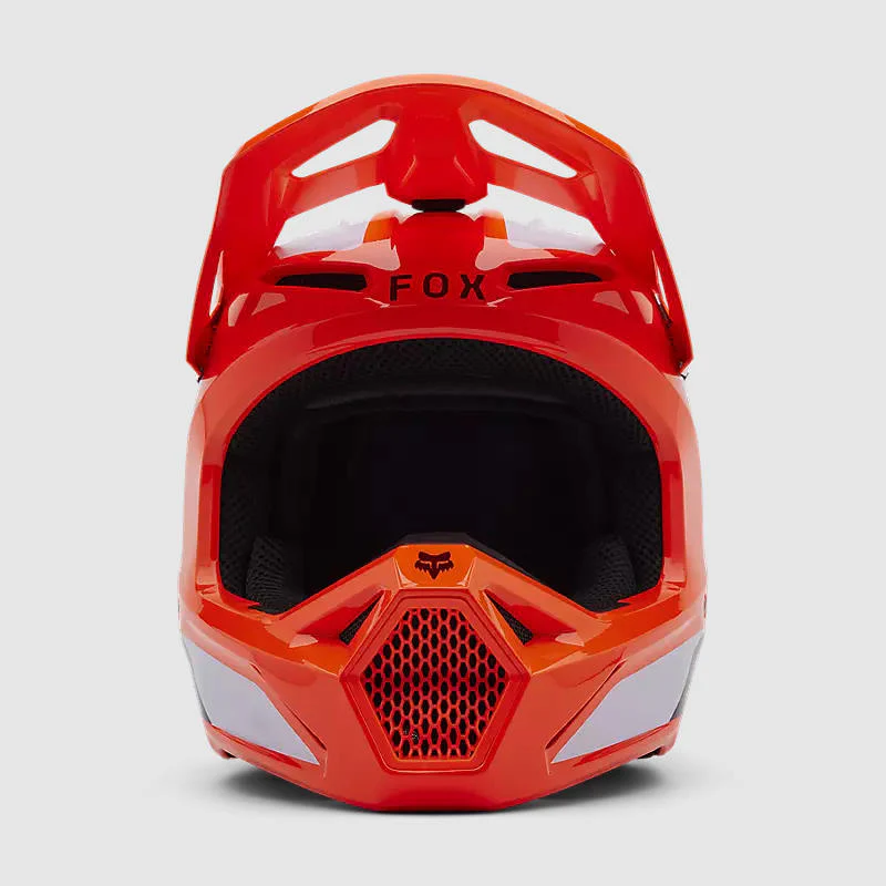 Casco Moto Niño V1 Lean Naranjo Fox - Imagen 2