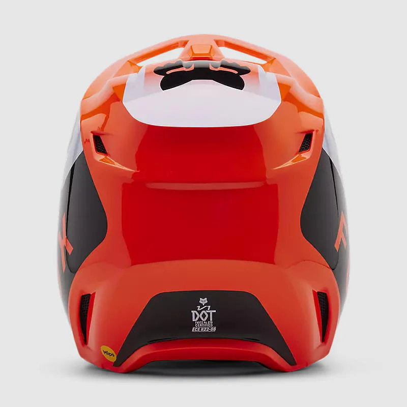 Casco Moto Niño V1 Lean Naranjo Fox - Imagen 5