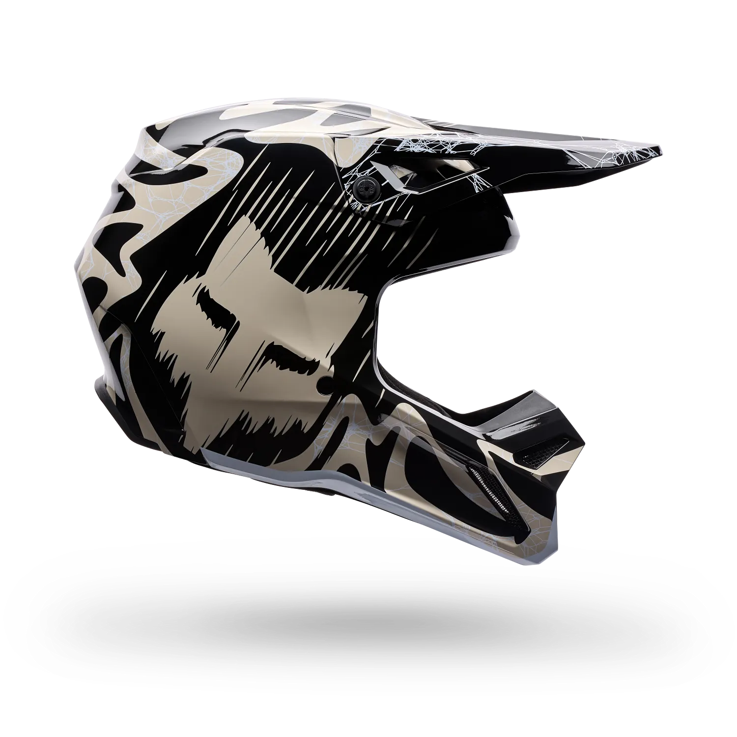 Casco Moto V1 Diffuse SE Negro Fox