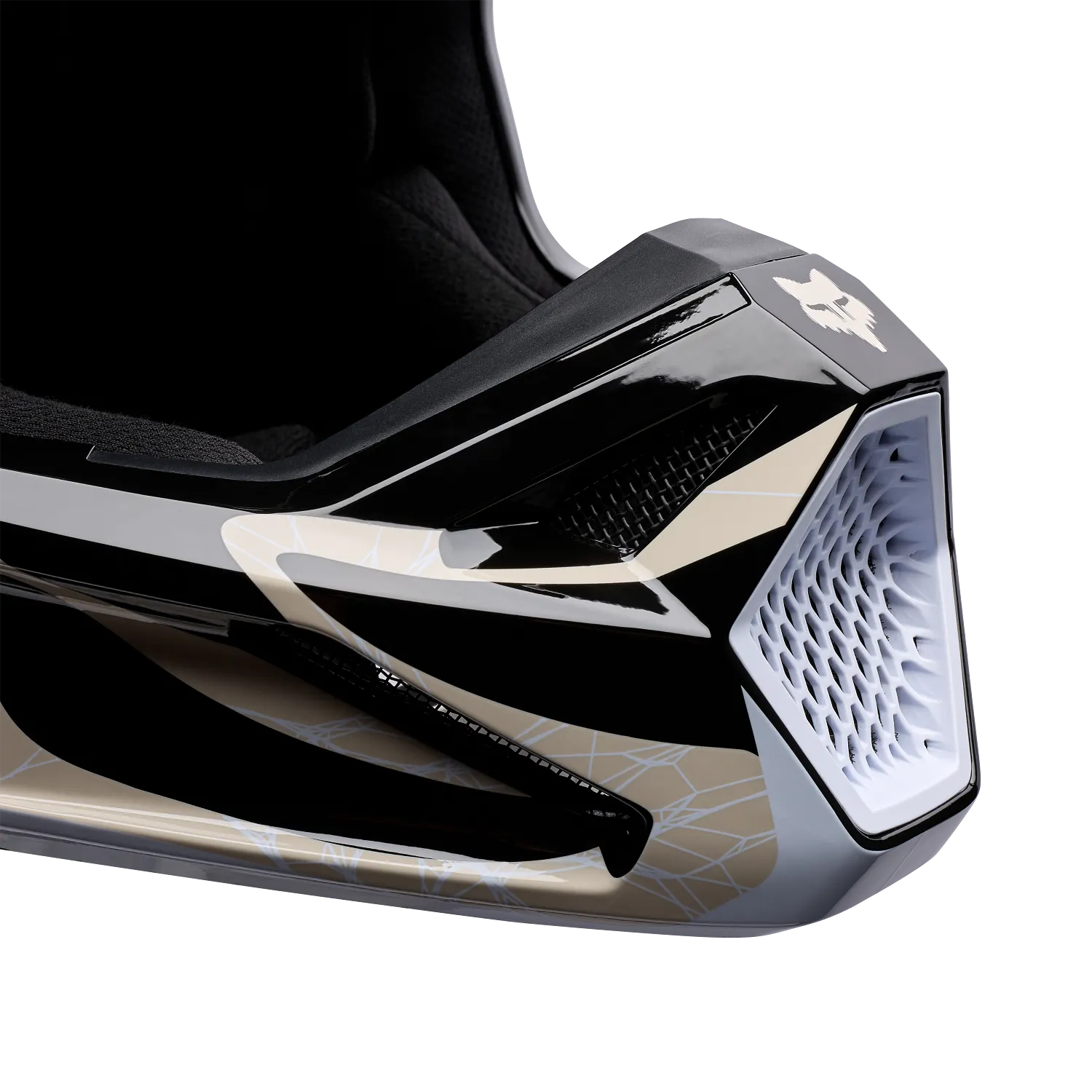 Casco Moto V1 Diffuse SE Negro Fox - Imagen 4