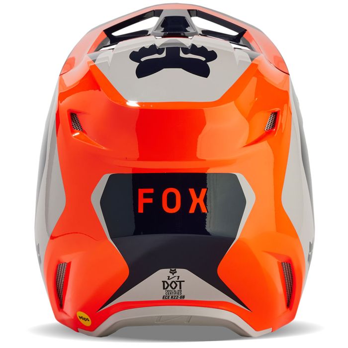 Casco V1 Niño Nitro Naranjo Fox - Imagen 3