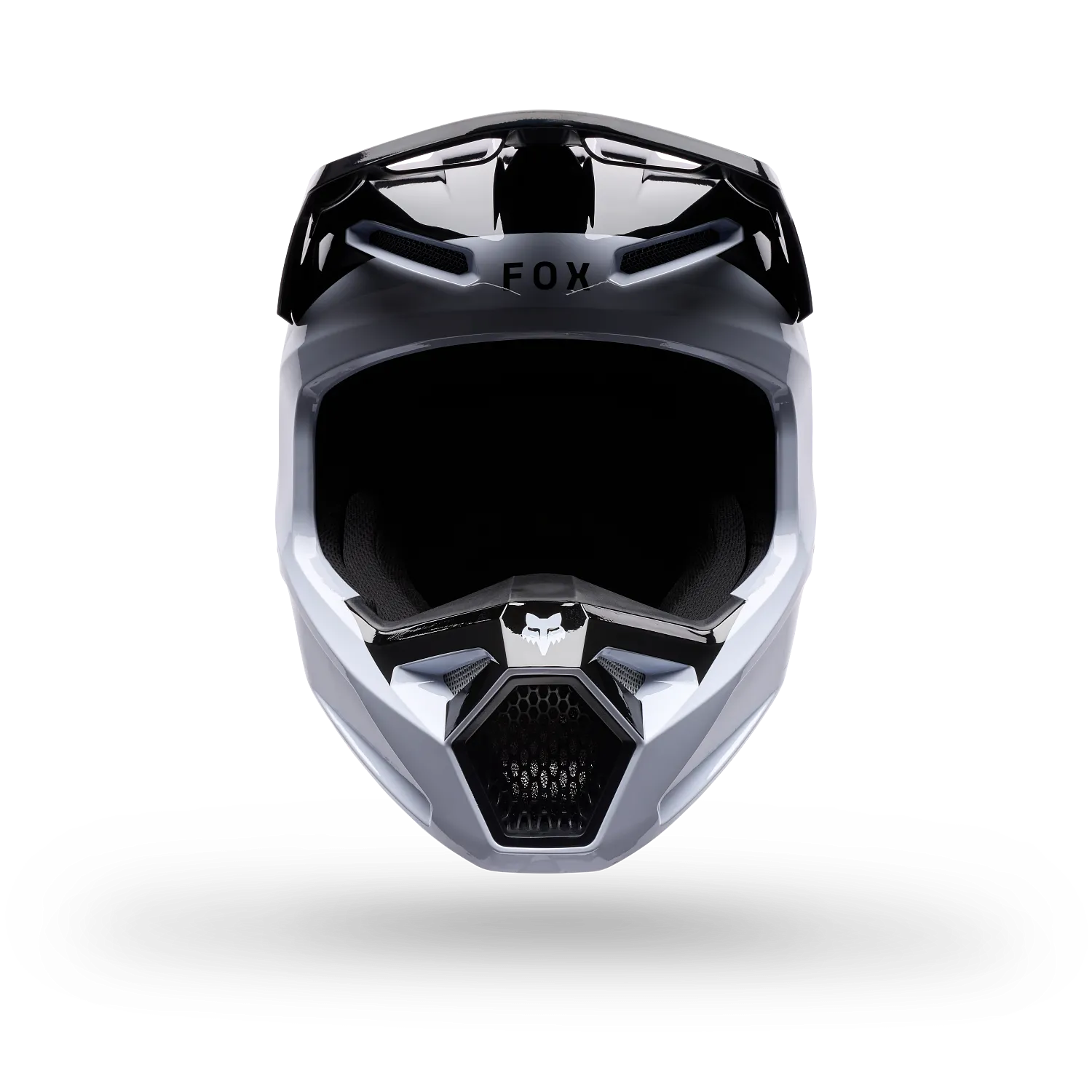 Casco V1 Noble Blanco/Negro Fox - Imagen 2