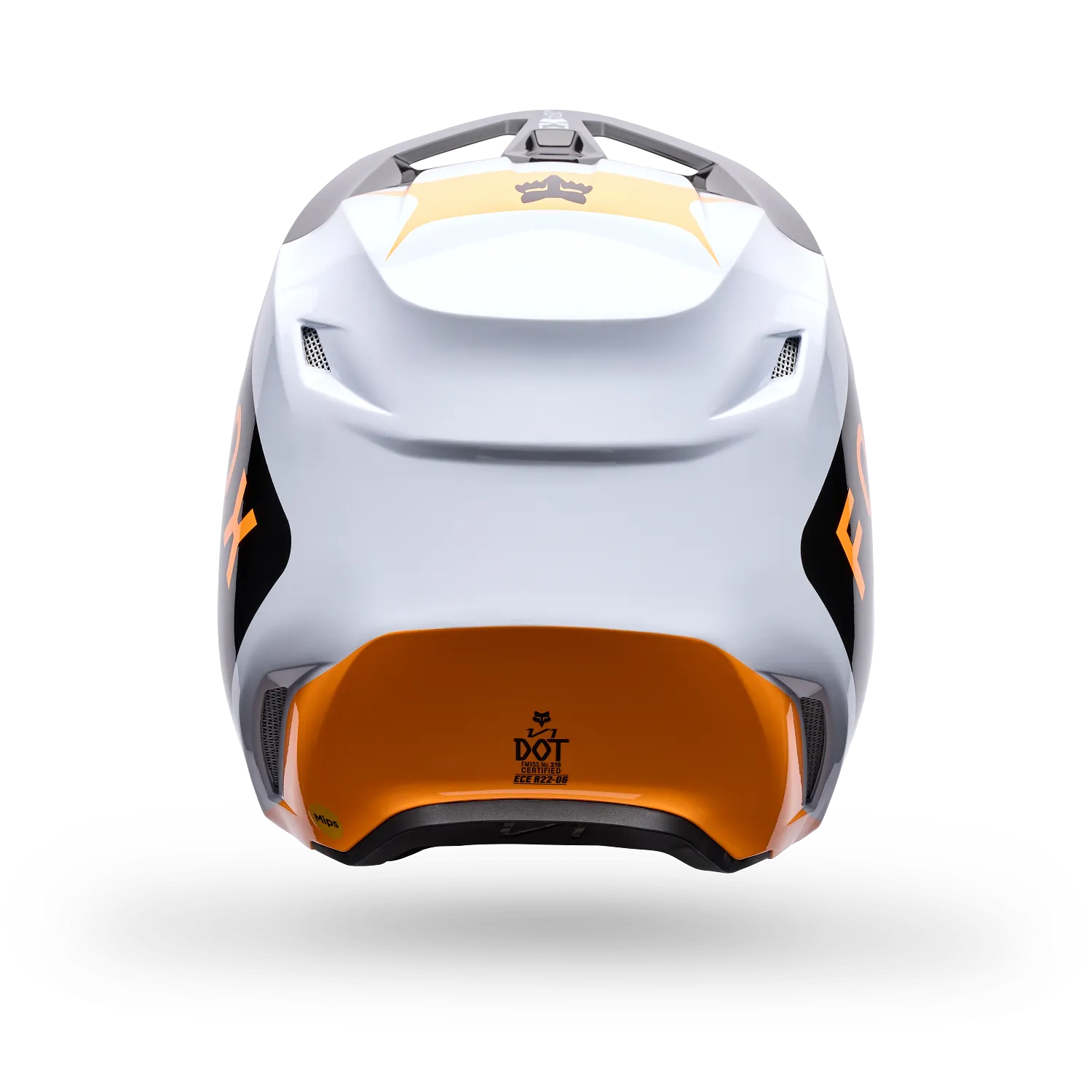 Casco V1 Noble Blanco/Negro Fox - Imagen 4