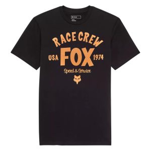 Polera Lifestyle Slogan Premium Negro Fox
