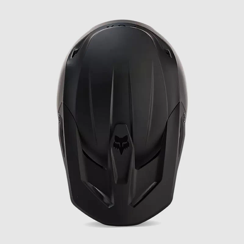Casco Moto V1 Solid Negro Matte Fox - Imagen 3