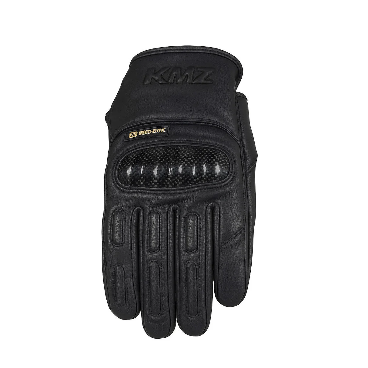 Guantes Moto Calle Leather II Negro Kmz