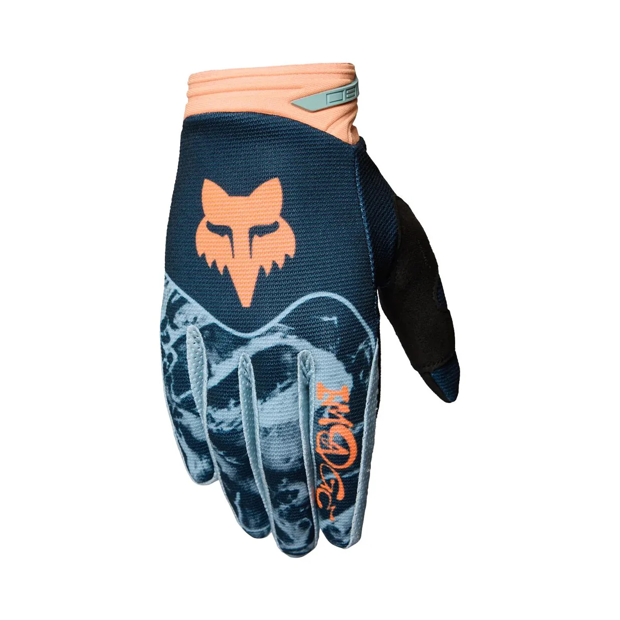 Guantes Moto 180 Image Print Azul Fox