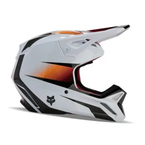 Casco Moto V1 Flora Blanco Fox