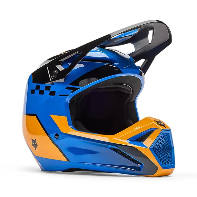 Casco Moto V1 Collect Azul Fox - Imagen 2