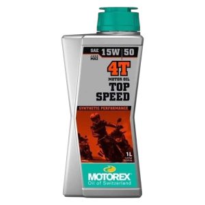 Aceite Motorex TOP SPEED sintético 15W-50 1L